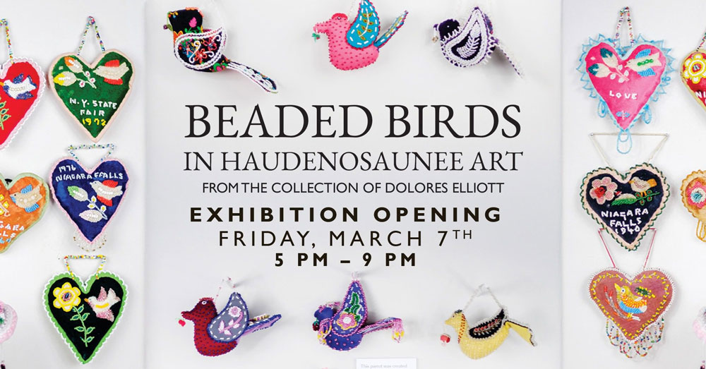 BEADED BIRDS IN HAUDENOSAUNEE ART